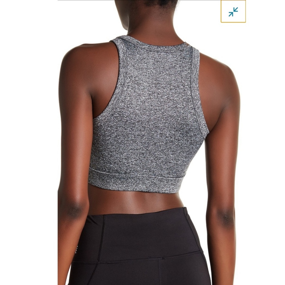 ''SOLD''⚘Bebe⚘🖤Metallic Logo 2pk Sports Bra - Picture 5 of 8